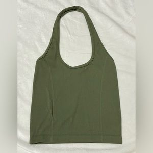 American Eagle Outfitters Halter Cropped Tank Top